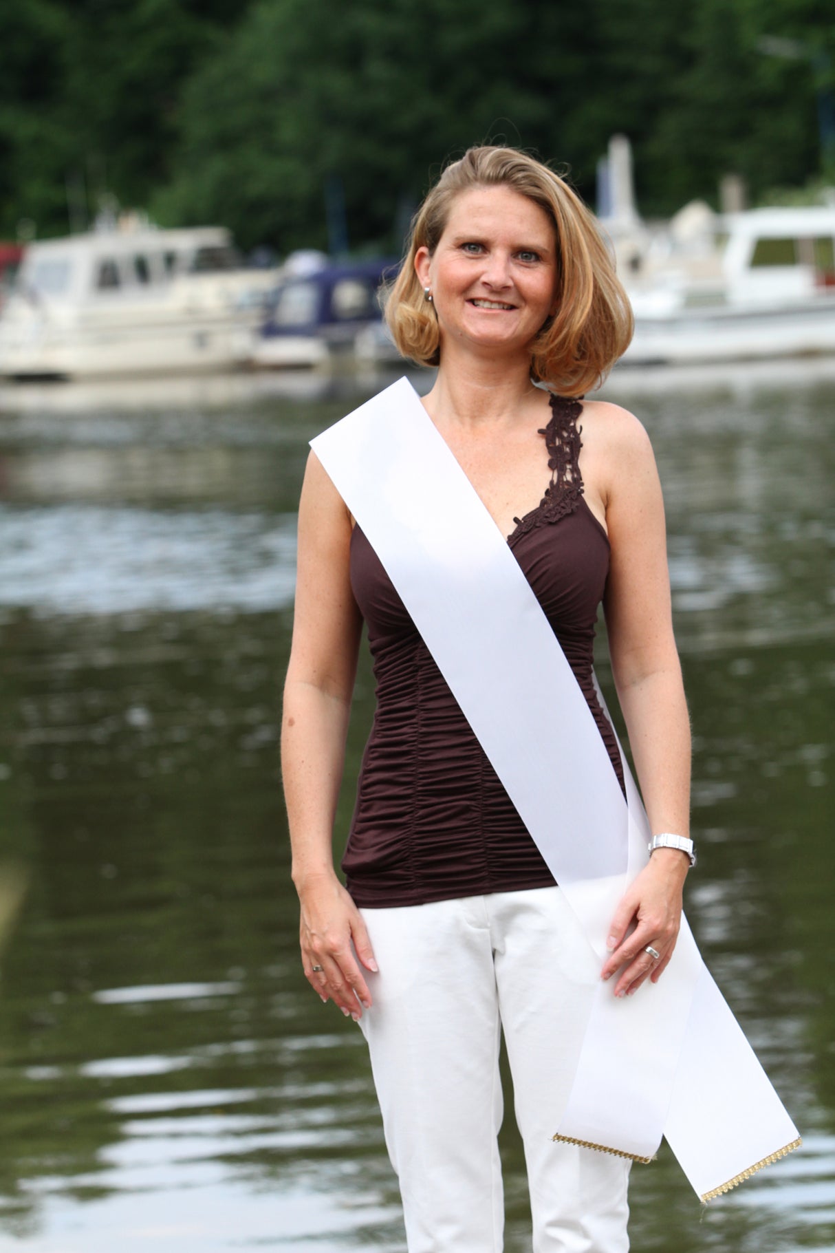 Schärpe mit individuellem Text