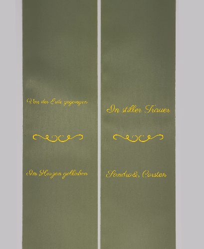 15  für eine große Schale oder Kranz ca. 73  lang / Moos - Super-Satin