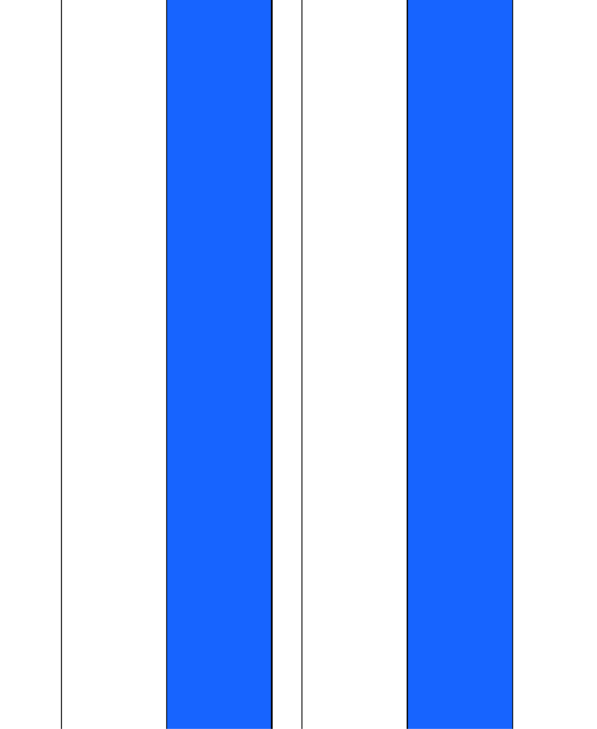Nationalband - Weiß/Blau
