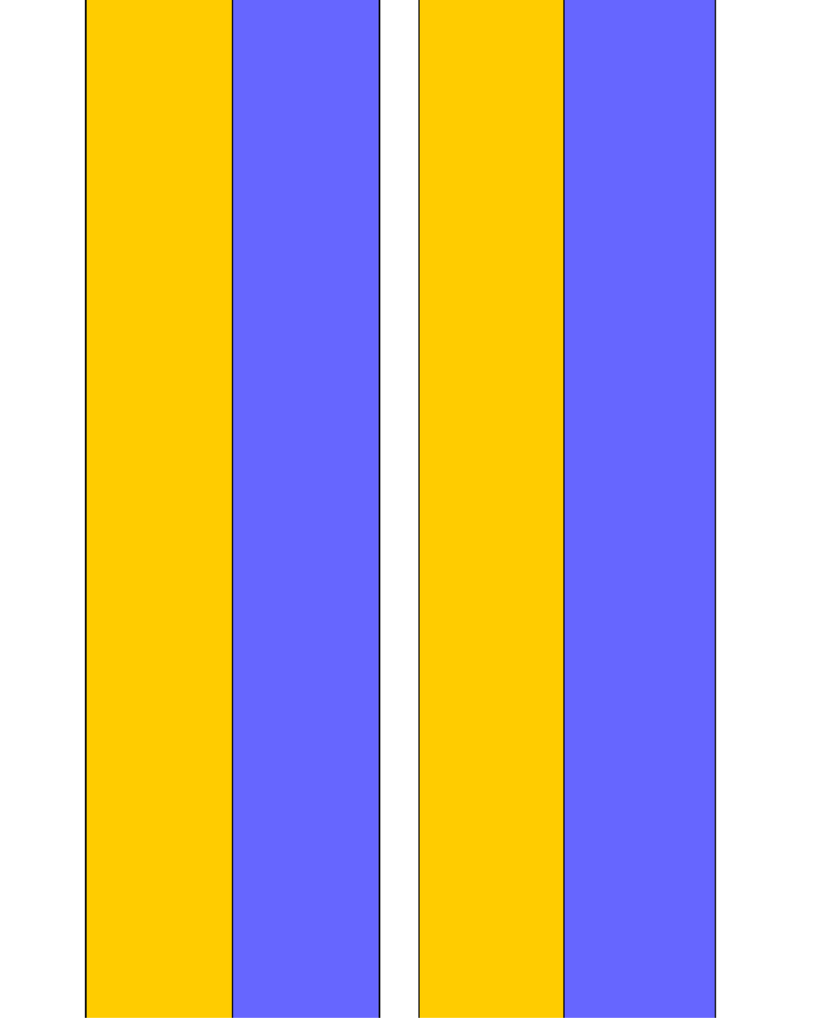 Nationalband - Gelb/Blau