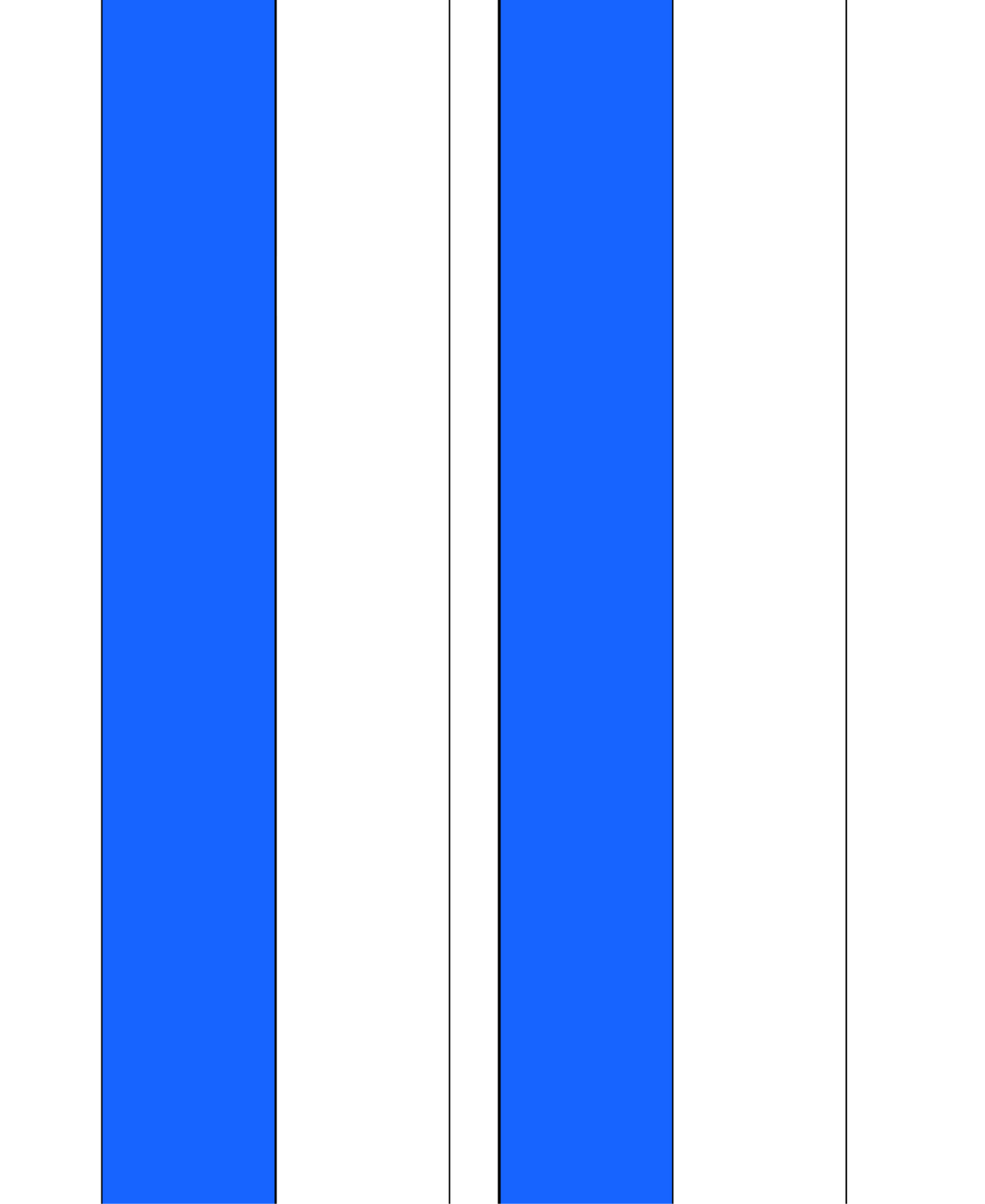 Nationalband - Blau/Weiß