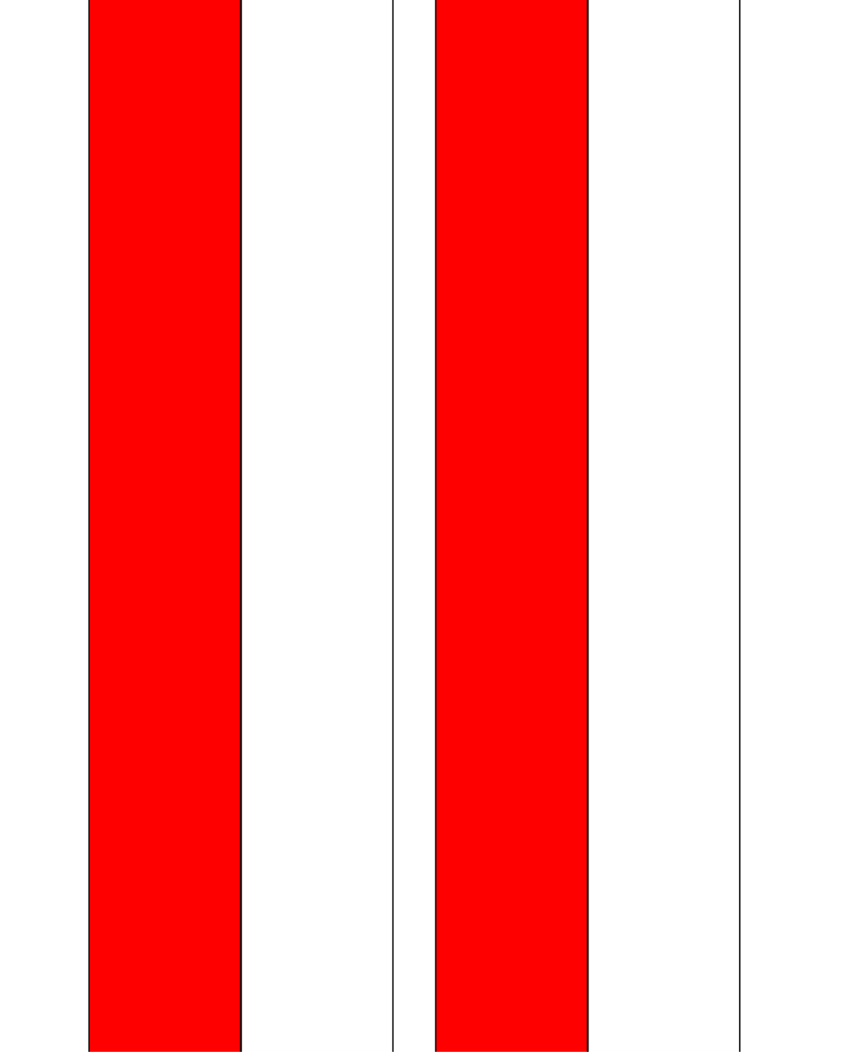 Nationalband - Rot/Weiß