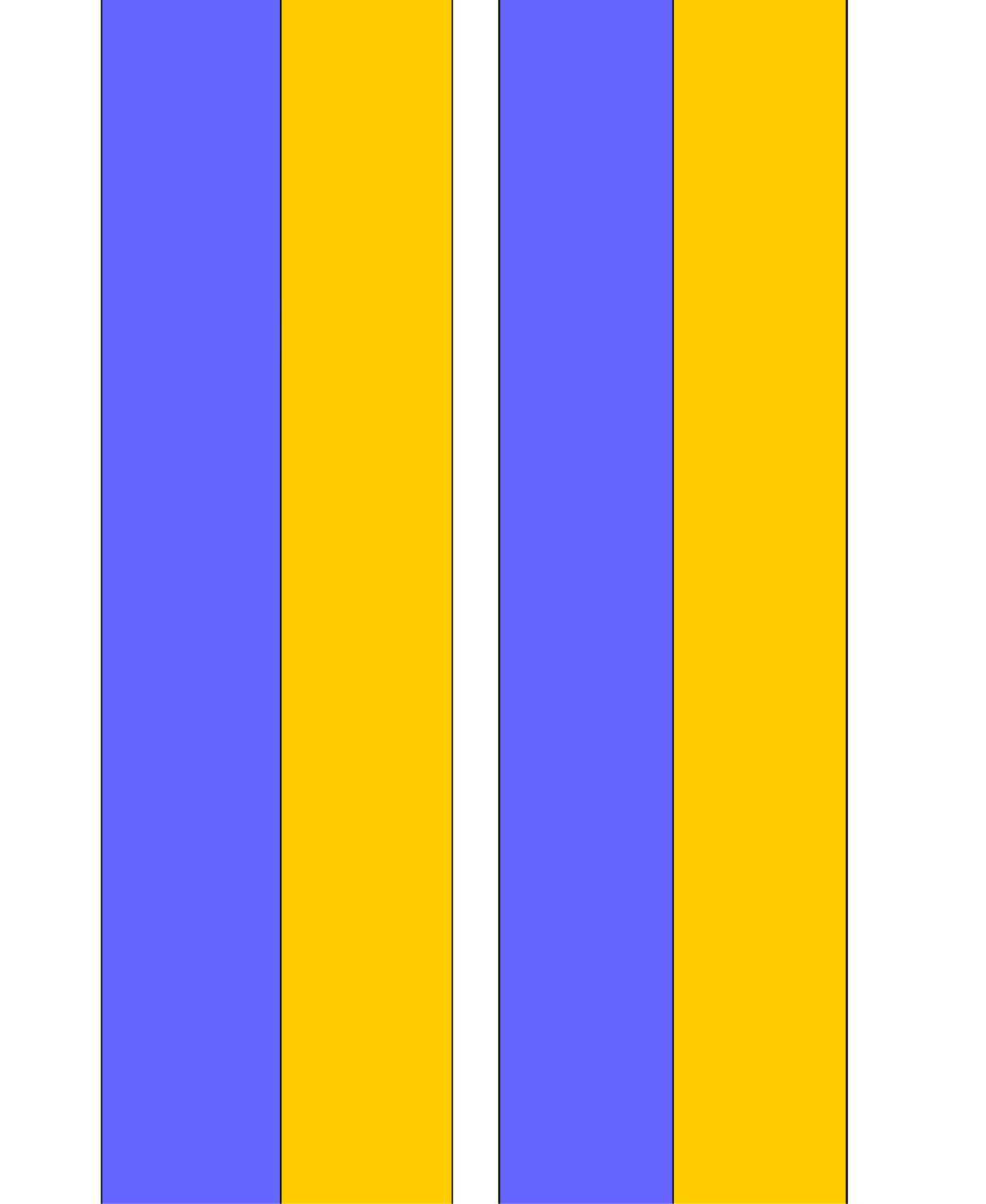 Nationalband - Blau/Gelb