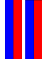 Nationalband - Blau/Rot